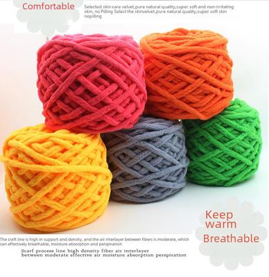 Ice Wool Thick Knitting Yarn for Blankets, Slippers, Neck Warmers, and Scarves