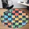 1pc Puzzle Pieces Office Round Area Rug, Indoor Mat Suitable ForOffice, Under Office Chairs Bedroom Living Room Home Decor, Room Decot177