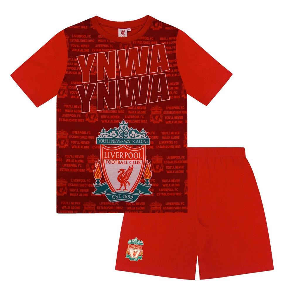 Liverpool FC Boys Isak 9 Sublimation Short Pyjama Set