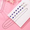 Colorful Crystal Eyeglass Chain – Non-slip Lanyard for Women, Fashionable European and American Style