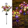 Garden Summer Landscape Lighting Outdoor Solar Light Camping Wedding Party Christmas Decor Lawn Lamp LED Simulation Butterfly Sunflower