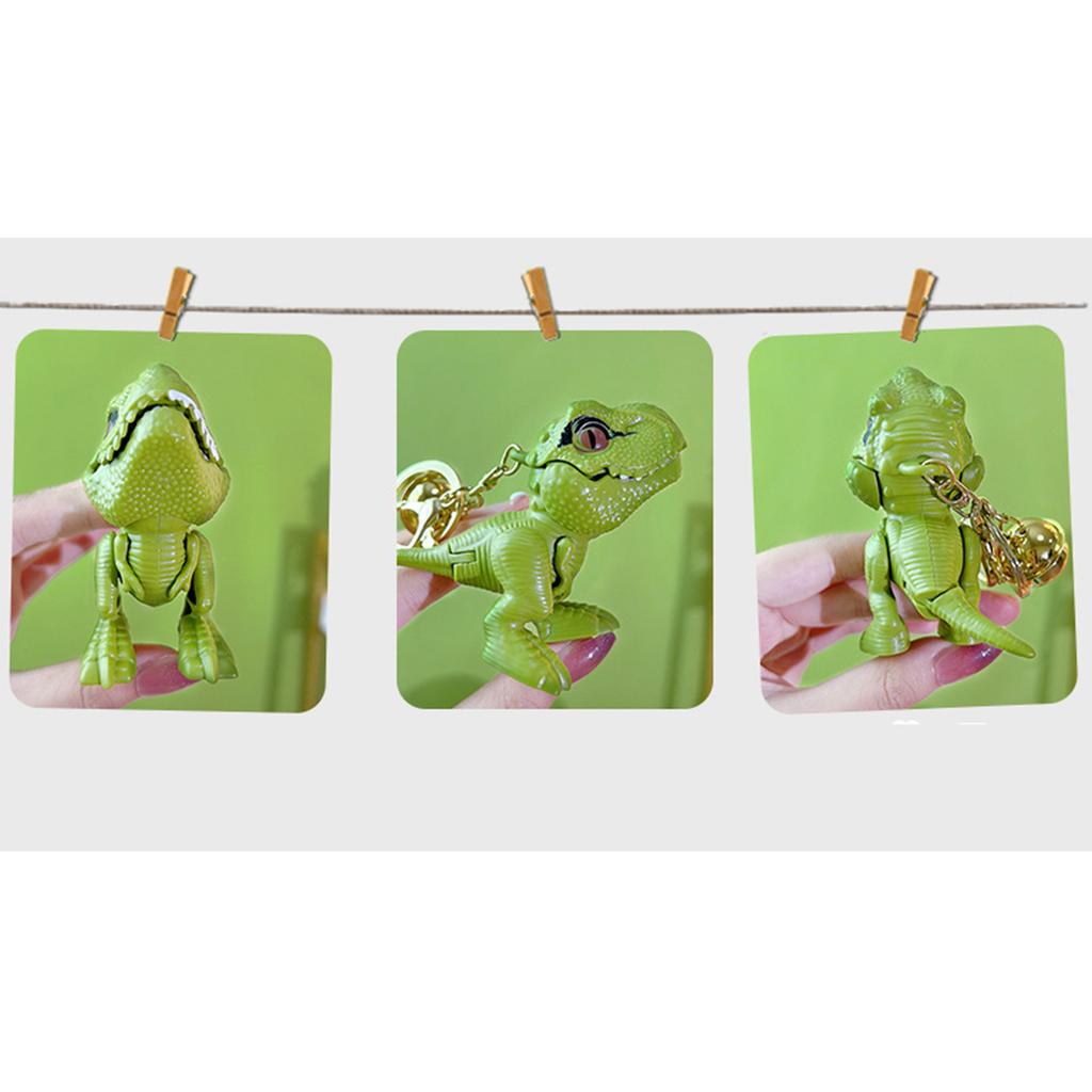 Tyrannosaurus Rex Biting A Hand Keychain - Creative Dinosaur Small Pendant for Couples' Schoolbag, A Small Gift.