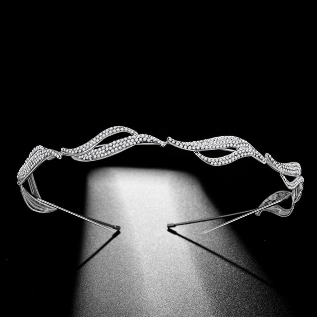 Women's Daily Tiara Hairband Cubic Headband Bridal Hair