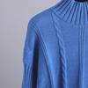 Knitted 2 Piece Set Women's Thick Warm Casual Pullover Sweaters+Wide Leg Pants Tracksuits Outfits Autumn Winter