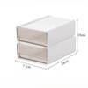 2/3pcs Office Table Clear Storage Boxes Drawer Type Office Workstation A4 File Organizer Storage Box Study Stack Storage Cabinet