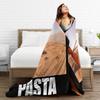 Marcus The Worm Rigatoni Pasta Blanket  Travel Office Throw Blanket For Couch Chair Sofa Bed Warm Soft Custom Quality Bedspread