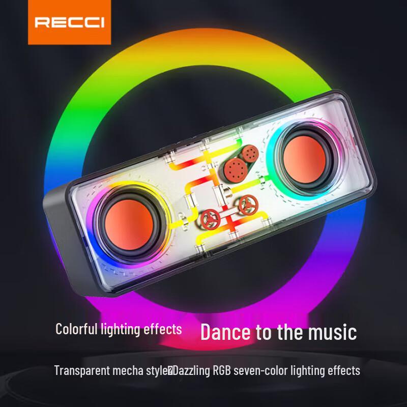 Recci RSK-W38 RGB Stereo Bluetooth Speaker