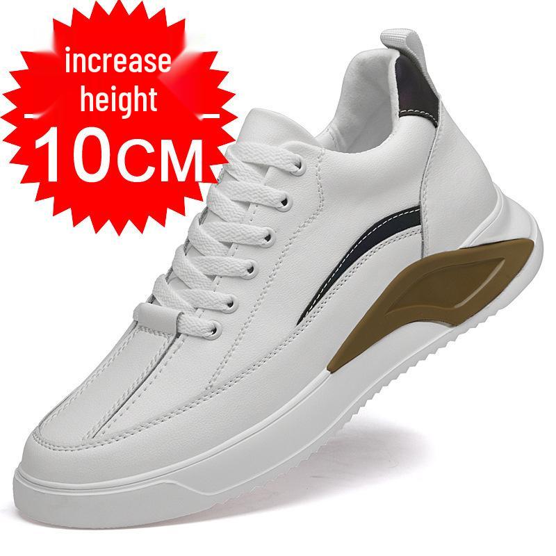 Autumn Men's Invisible Height Increasing Shoes - Sports & Casual Styles: 6cm, 8cm, 10cm