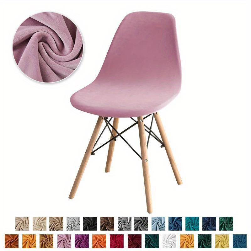 1PCS Solid Color Chair Cover Stretch Armless Chair Covers High Quality Elastic Dining Seat Case For Wedding Hotel Banquet