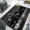 1Pc Rammstein theme Printed rectangle carpet, home door mat, outdoor travel protection carpet A1