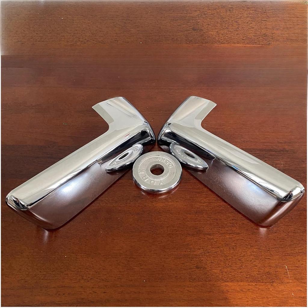 Chrome Mirror Cap Cover Trim Compatible with 2019 2020 2021 2022 2023 Chevy Silverado 1500 and GMC Sierra 1500 Accessories (Chrome)