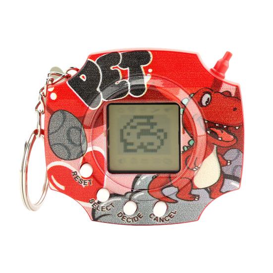 Kids Electronic Digital Pet Toy Cartoon Dinosaur Virtual Pet Game Machine Mini Digital Pet Handheld Game Console Educational Toy