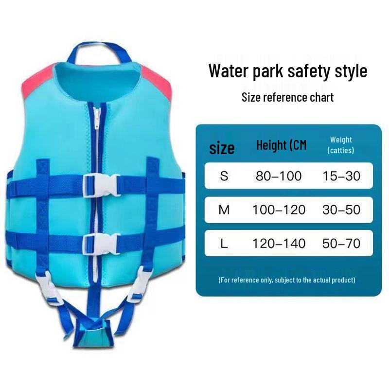 Kid's Non-Inflatable Buoyancy Vest - Beginner Anti-Drowning Swim and Wading Jacket