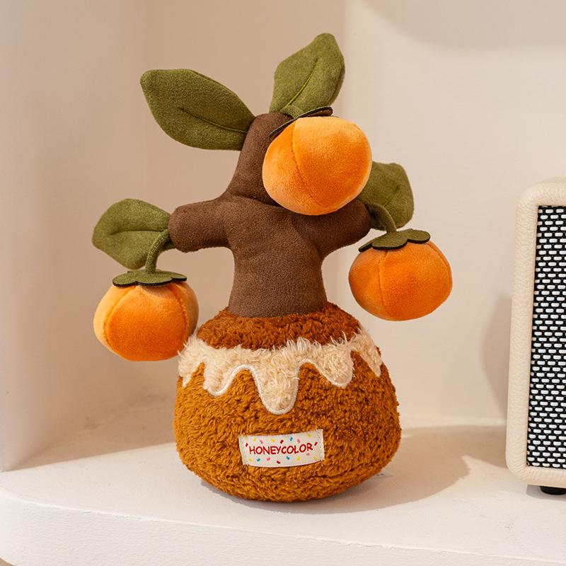 Realistic Plush Money Tree Plant Doll for Car Decoration and Small Gifts