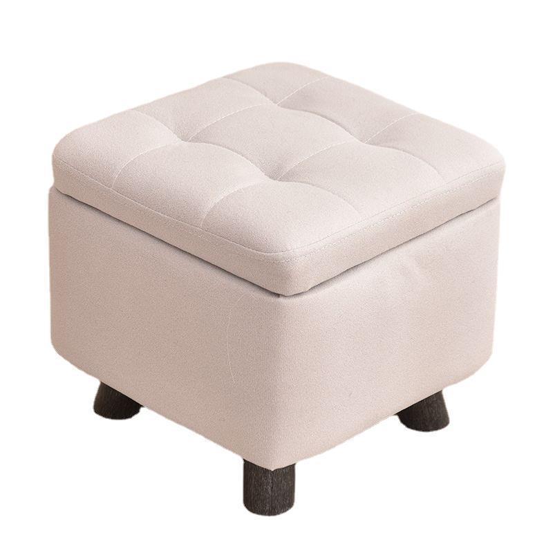 Multifunctional Solid Wood Storage Stool, Versatile for Sofa, Bed End & Shoe Changing