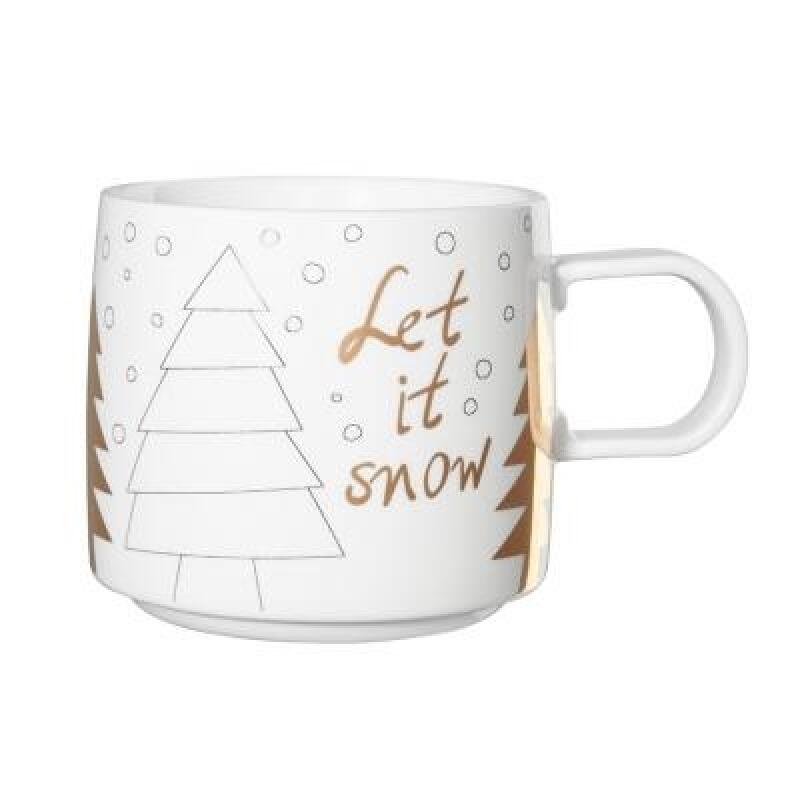 Muga Christmas Gift Mug 350ml (Choose 1 of 1 from Snow, Reindeer, Rudolph, Ball, Angel, and Tree)
