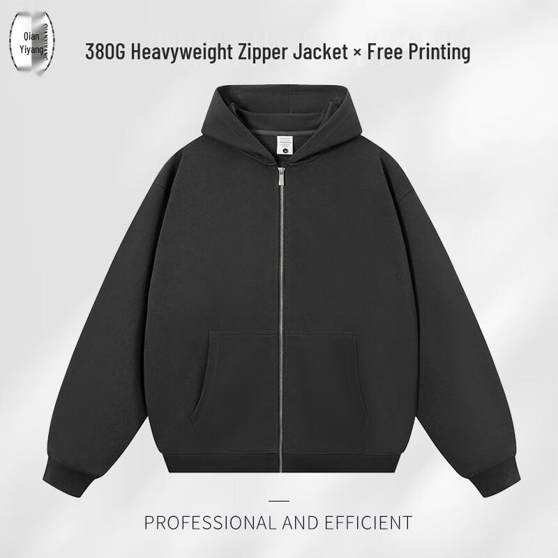 Unisex Hooded Zipper Sweatshirt 3XL