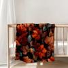 1pc Room Decor Blanket Maple Leaf Pattern, Autumn Colors. Patterned Flannel Blanket, Quilt Set, Bedroom Decor and Accessories