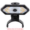 Parafango Posteriore Scooter Elettrico Supporto Regolabile Luce Freno Staffa Paraspruzzi Fanale Posteriore per Accessori M365 Pro 2 MI4