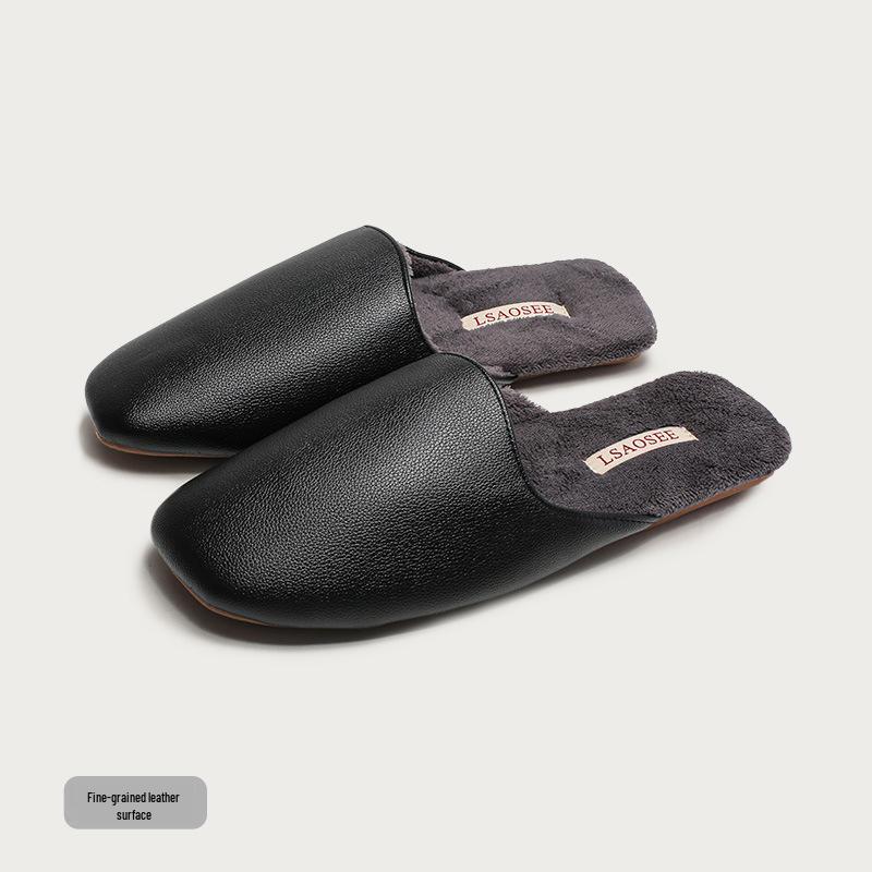 Waterproof Cotton Slippers: Non-Slip Sole, Velvet Lining, Unisex
