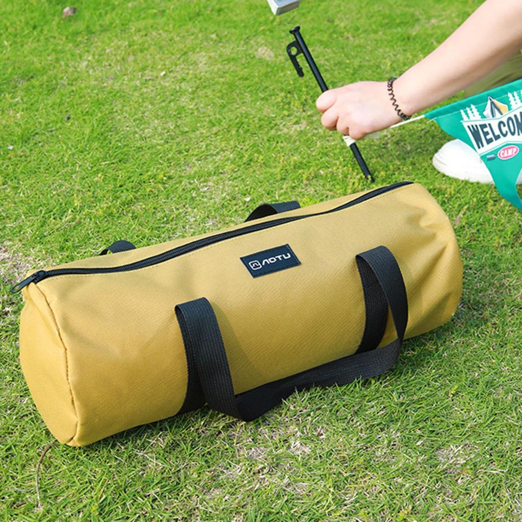 Outdoor Camping Tent Peg Ground Nail Storage Bag 900D Oxford Cloth Portable Canvas Tent Install Tools
