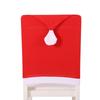Chair Back Cover Christmas Kitchen Chair Slipcovers In Santa Hat Shape For Holiday Decoration Chair Covers