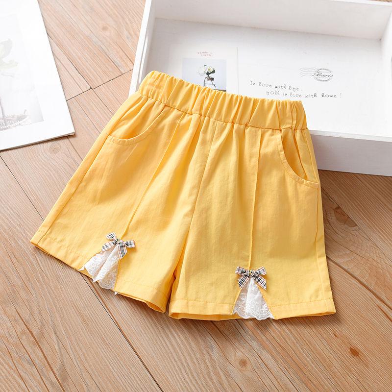 Girls' Shorts Summer Outfit New Cute Cotton Girl Baby Summer Wear Versatile Thin Pants