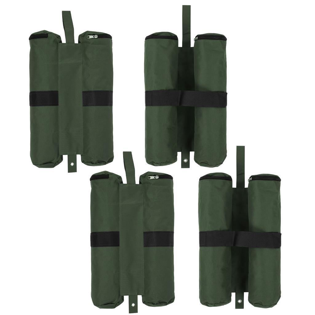 4pcs Canopy Weighted DoubleCylinder Windproof Sand Bags Sunshade Tent Foot Weight Outdoor