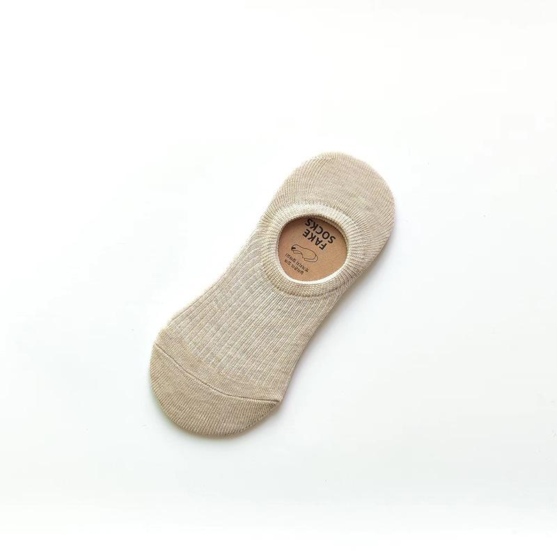 10 Pairs Invisible Summer Sporty Casual Anti-slip Women Short Socks Low Cut Boat Socks Cotton Material Seamless Young Teenagers