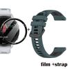 Fashion Silicone 22mm Watchband For Garmin Forerunner 265 Strap Smart Wristband For Garmin Forerunner 255 Band Bracelet +Film