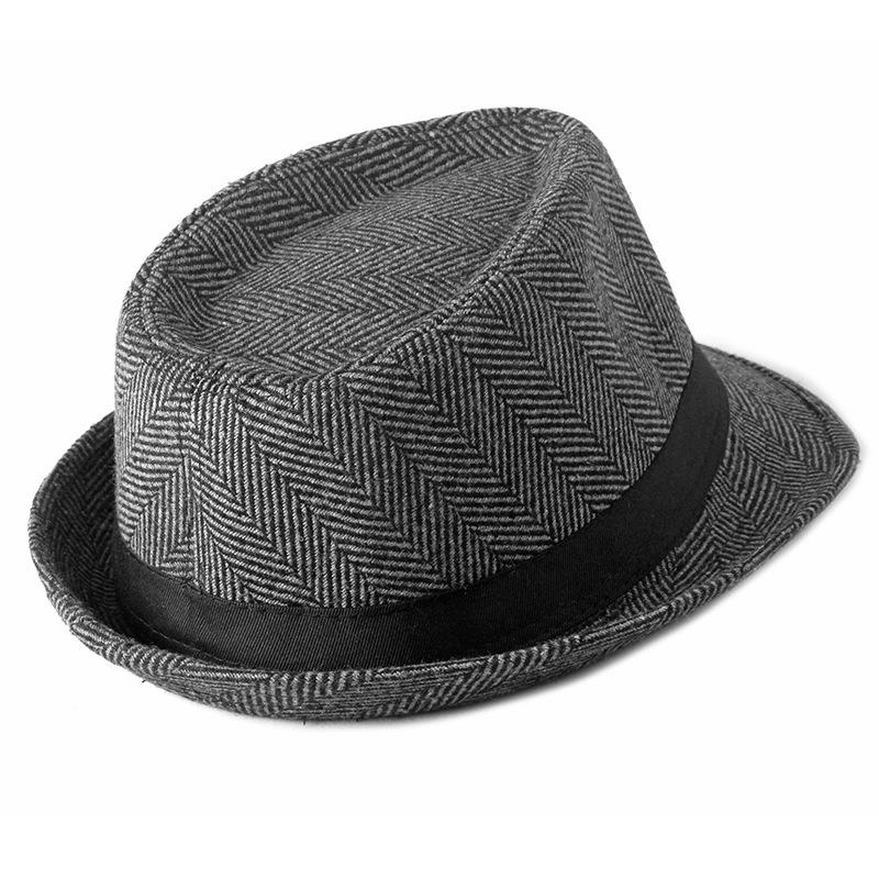 Autumn Winter British Men's Topper Middle-aged Elderly People's Jazz Hat Gentleman's Hat For Men Women
