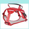 Dog Harness With Reflective Mesh For Medium Large Dogs Nonextendable Pet Leash