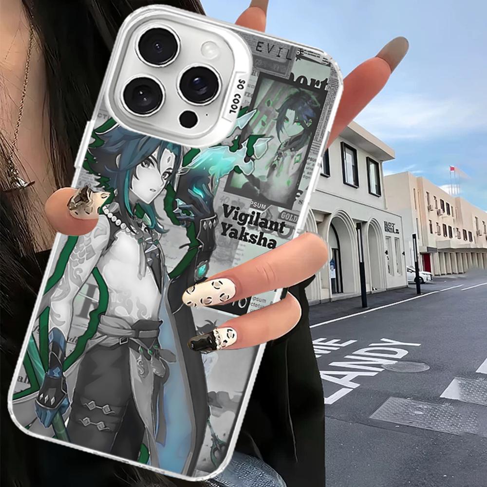 Genshin Impact XIAO Phone Case For IPhone 16 15 14 13 12 11 Pro Max X XR XSMAX 8 7 Plus Matte Shockproof Back Cover