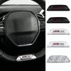 9.1x2.8cm Modified Metal Car Steering Wheel Sticker Badge for Peugeot GT LINE Emblem 308 PHEV 508 3008 4008 5008 AccessoriesF