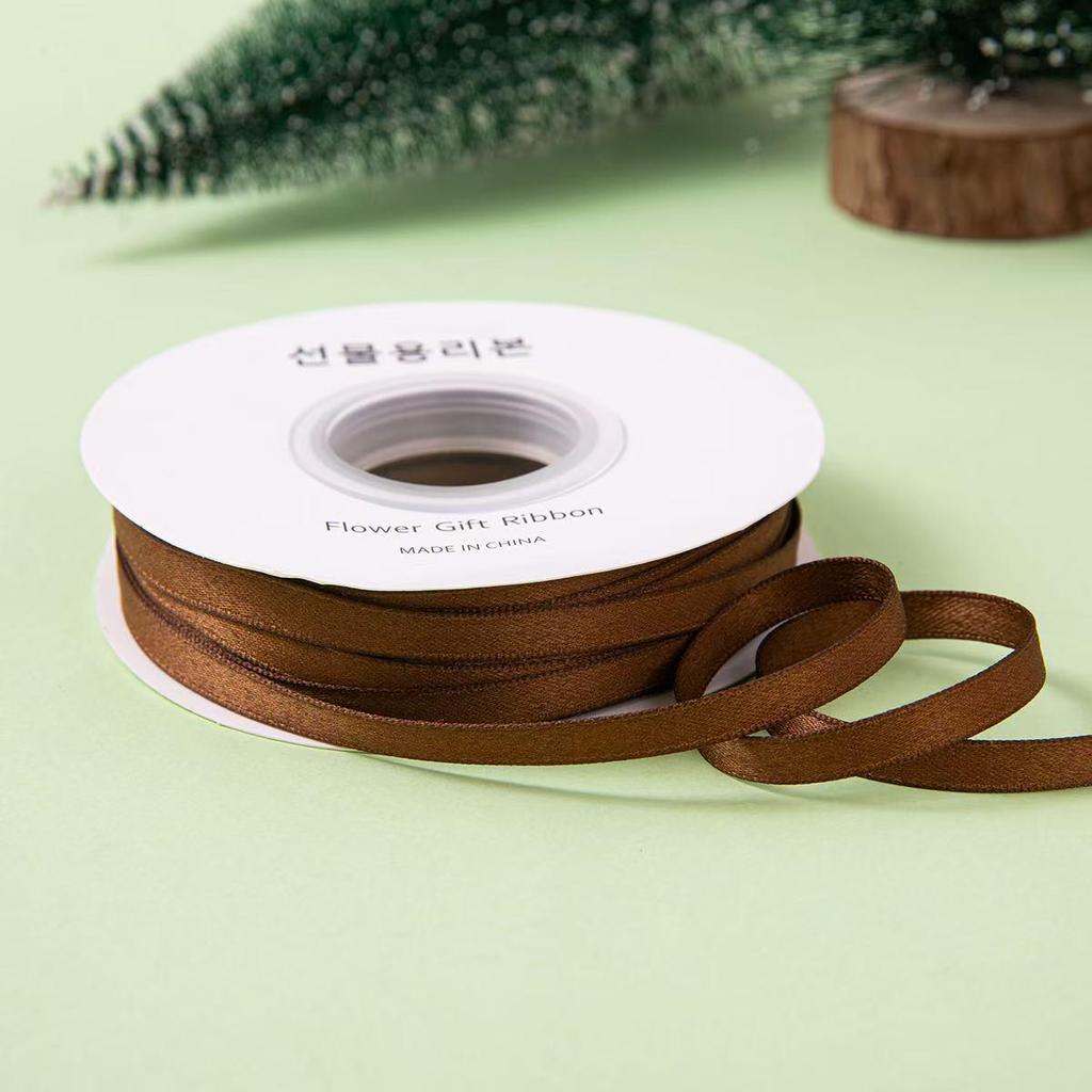 Korejská polyester-bavlna matná stuha pro DIY mašle a vlasové doplňky, 1 cm