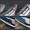 Door Guard Protector Molding Carbon Molding Rubber Trim Molding Universal Trunk Water Resistant Lip Molding Bumper Guard Black Under Spoiler 3CM6