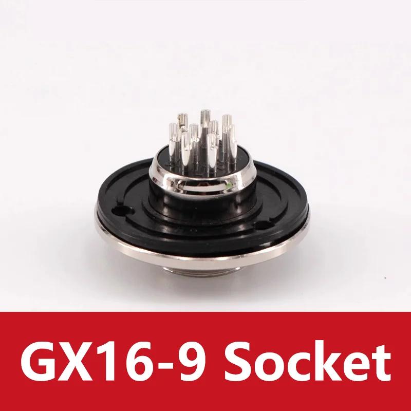 5/20/100PCS GX16 2 3 4 5 6 7 8 9 10pin Flange Mounting Fixing 3-Hole Aviation Connector Plug&Socket Circular Connectors