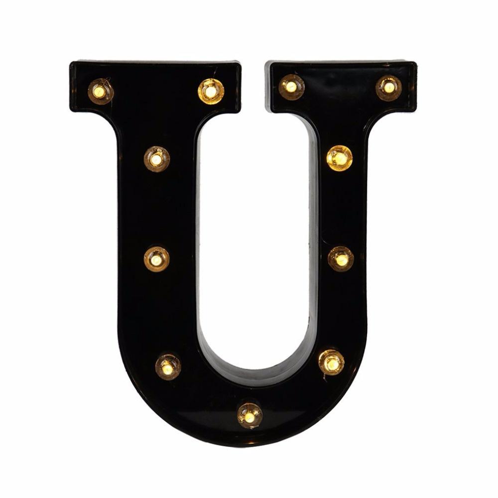 26 LED Letter Lights Decorate Birthday Parties, Weddings, Anniversaries, Party Venues, Garden and Bar Decorations