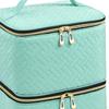Compact Nail Polish Holder for 30 Bottles and Lamp, Travel-Friendly Design