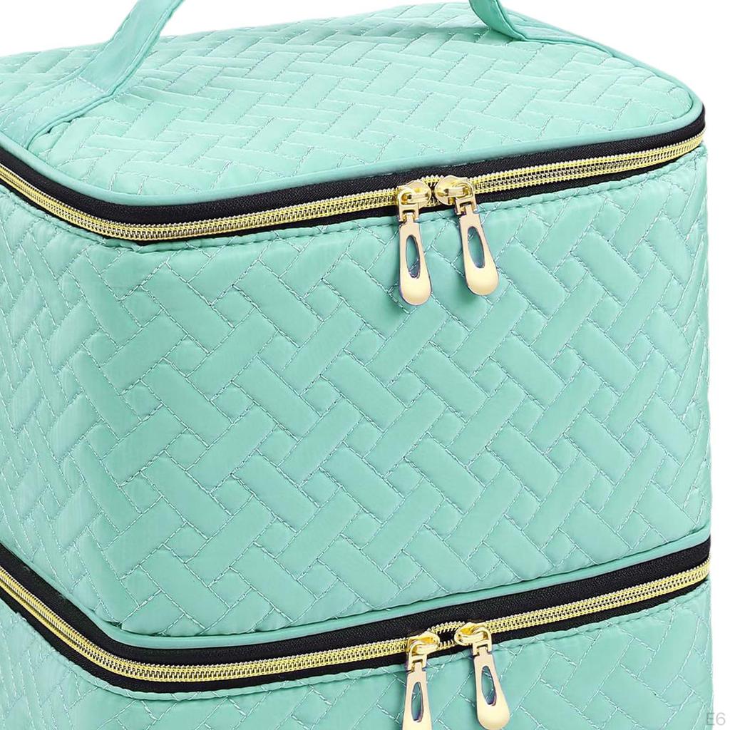 Compact Nail Polish Holder for 30 Bottles and Lamp, Travel-Friendly Design