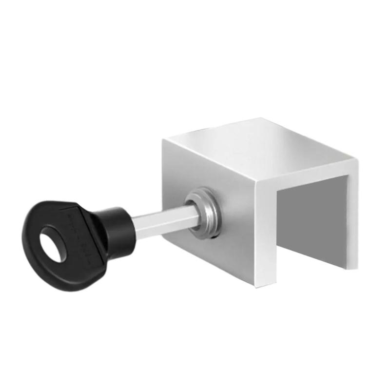 Sliding Security Window Lock with Key Adjustable Window Lock Security Window Stoppers for Patio Bedroom Home and Office