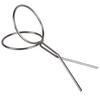 Iron Wire Park Golf Ball Retriever, Golf Ball Grabber Double Ring Clip, Putter Grip Metal Wire Golf Ball Picker Upper Tool, Golf