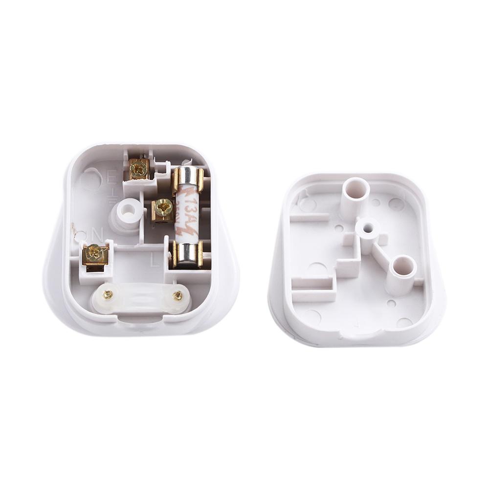 13A With Fuse Assembled 3 Cores Triangle British Standard Wiring Head Converters Adapter Power Plug