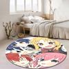 Customizable BOCCHI THE ROCK Round Non-Slip Carpet - Ideal for Garden, Picnic, Office, Perfect for Decoration, Suitable For All Seasons