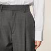 Less Women's Merino Wool Tapered Cropped Trousers
