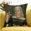 Rhaenyra Targaryen House of the Dragon   Verschiedene Größen Quadratische Kissenhülle Für Auto Haus Schlafzimmer Dekoration