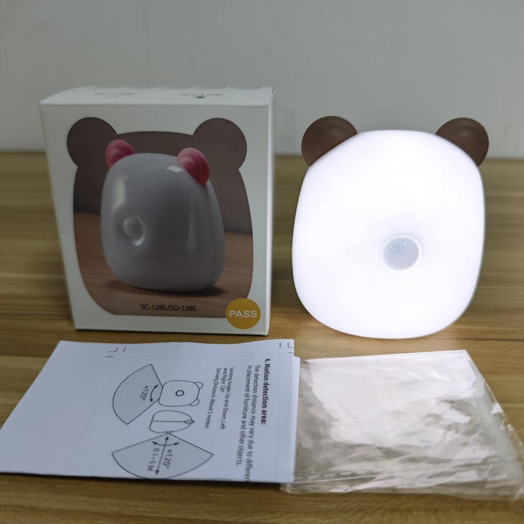 Wireless Smart LED Night Light with Motion Sensor & Battery Power for Hallway & Bedside