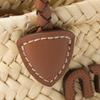 MIU MIU Palmetto Letter Logo Detachable Adjustable Shoulder Strap Calfskin Mini Shoulder Tote Bag Women Handbags Beige Brown 5NR027_2DDH_F0A5T