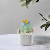 Glazed Succulents Potted Plants Artificial Succulents Mini Maintenance-Free