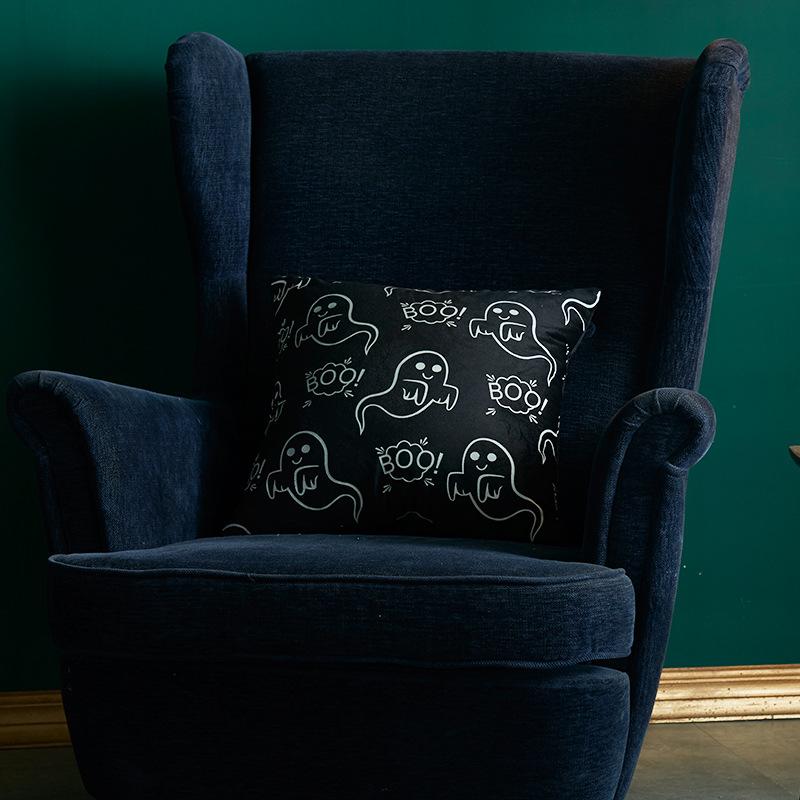 

Хэллоуин Новый Светящийся Светящийся Наволочка-подушка Без Наполнителя Наволочка 45 * 45cm (excluding core)